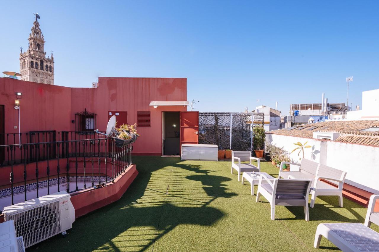 Atico Lujo Junto A La Catedral. Giralda Apartman Sevilla Kültér fotó